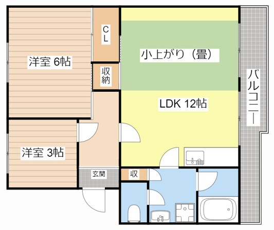 コーポ近江の物件間取画像